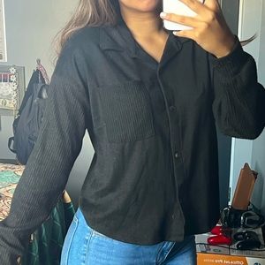 Black long sleeve; Size large with soft fabric